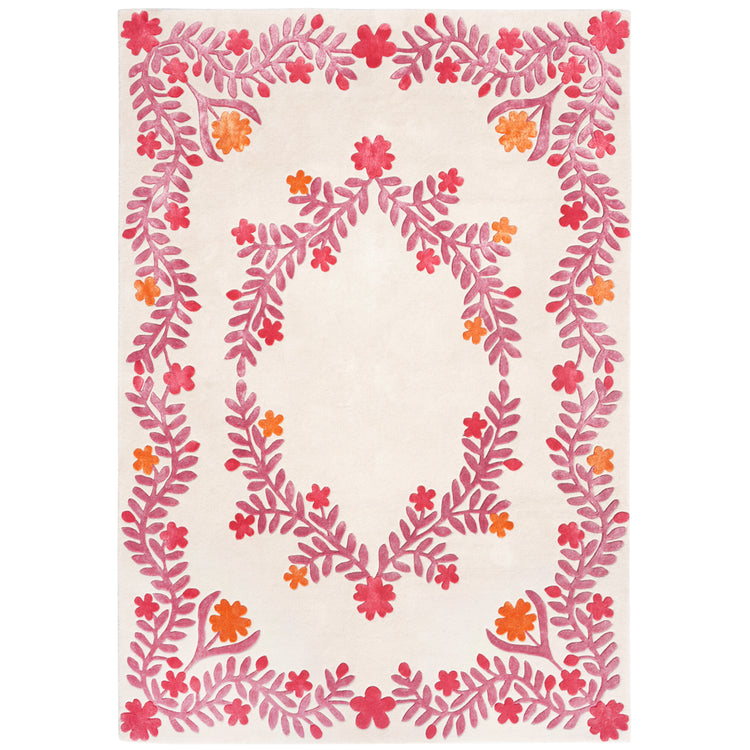 Sweet Pea Rug – hand-tufted green rectangular rug by Ohana