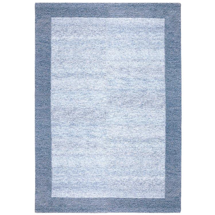Tie Dye Blue Rug – hand-tufted blue rectangular rug by Ohana