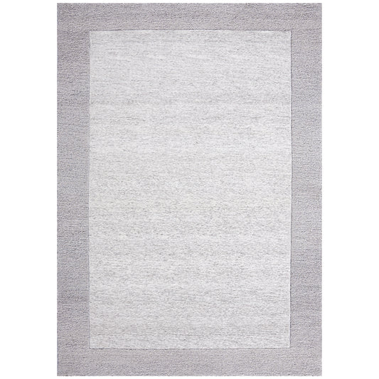 Tie Dye Grey Rug – hand-tufted grey rectangular rug by Ohana