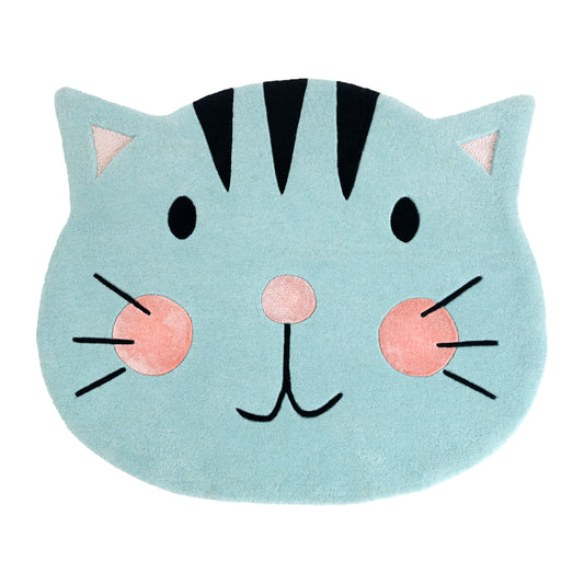 Meow Rug – hand-tufted multicolour shaped rug by Ohana