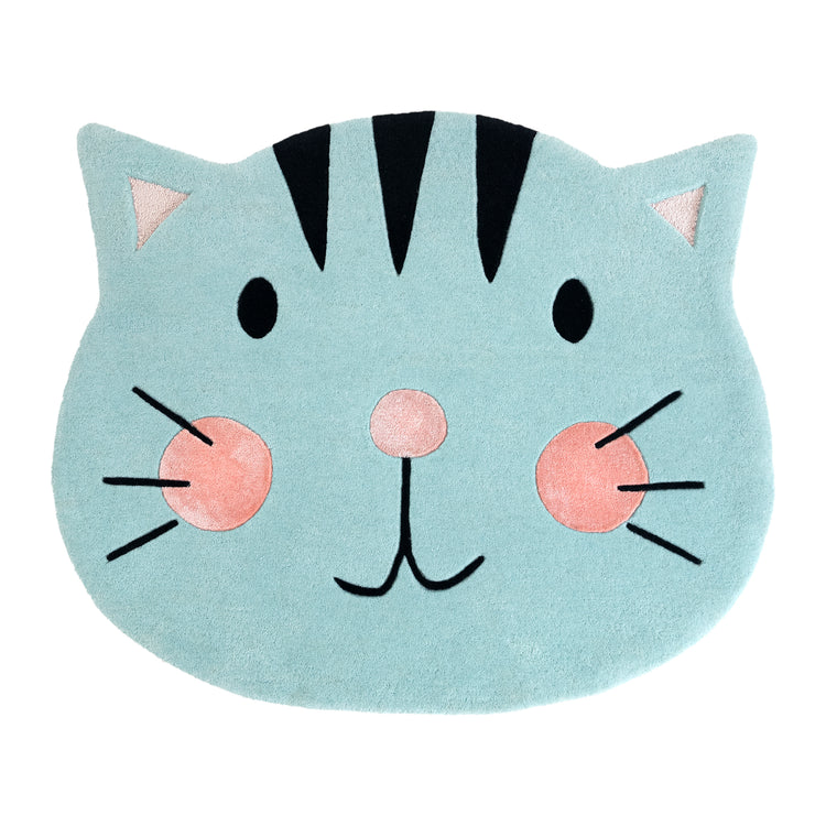 Meow Rug – hand-tufted multicolour shaped rug by Ohana