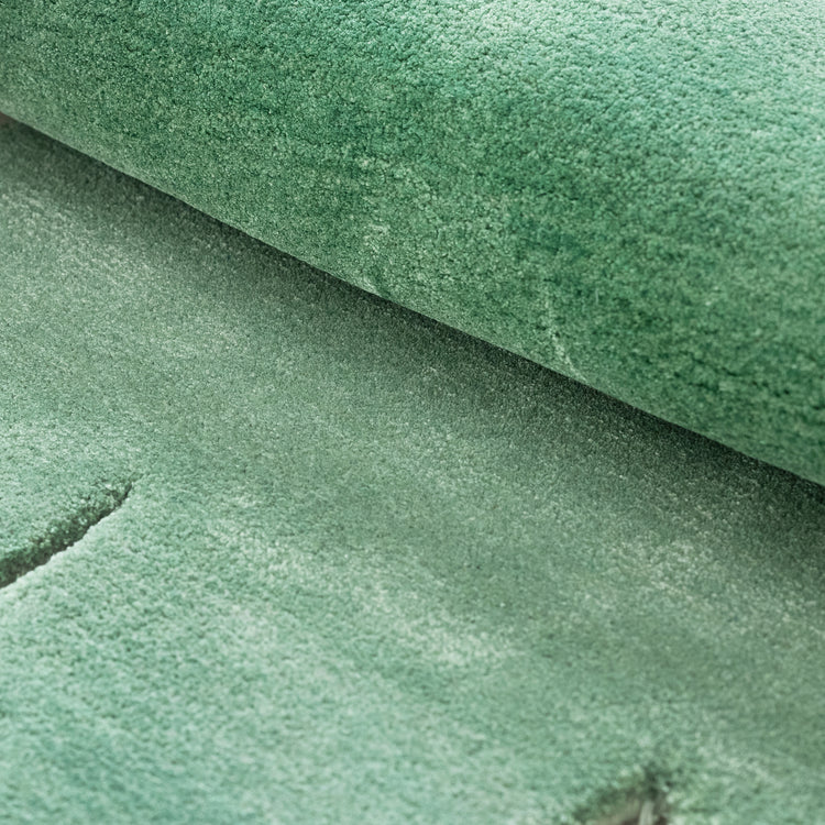 Gmelin Sage Rug – hand-tufted sage square rug by Ohana