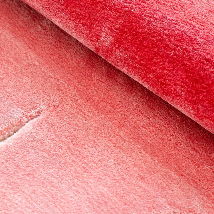 Gmelin Pink Rug – hand-tufted pink square rug by Ohana