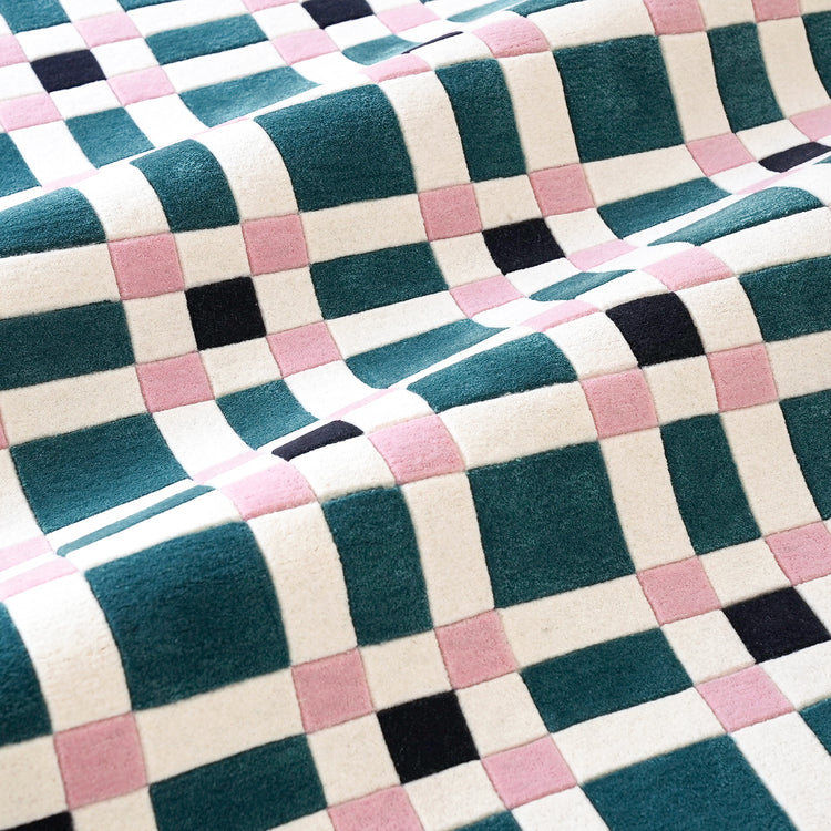 Square Play Cute Rug – hand-tufted multicolour rectangular rug by Ohana