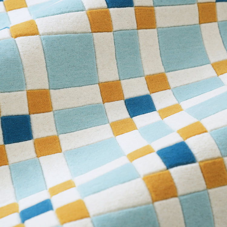 Square Play Young Rug – hand-tufted multicolour rectangular rug by Ohana