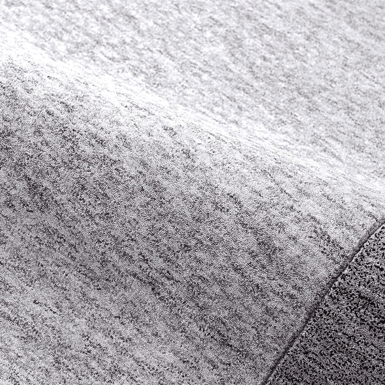 Tie Dye Grey Rug – hand-tufted grey rectangular rug by Ohana