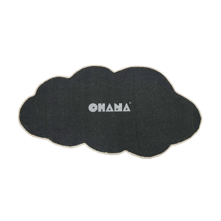 Cream Cloud Puff Rug – hand-tufted cream cloud-shaped rug by Ohana