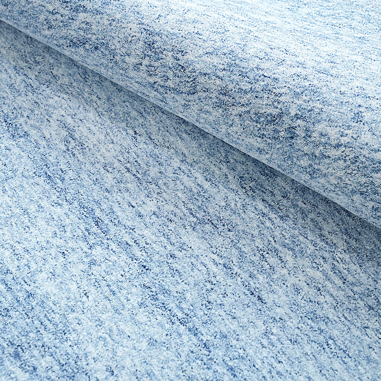 Tie Dye Blue Rug – hand-tufted blue rectangular rug by Ohana