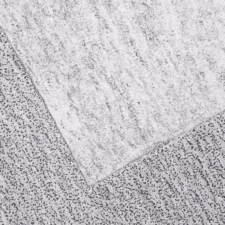 Tie Dye Grey Rug – hand-tufted grey rectangular rug by Ohana