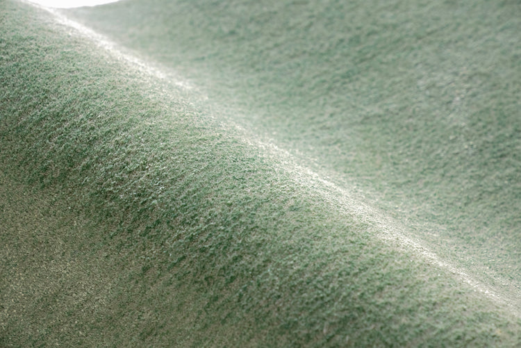 Green Cloud Puff Rug – hand-tufted green cloud-shaped rug by Ohana