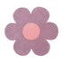 Pink Blossom Rug Wool – hand-tufted pink flower-shaped rug by Ohana