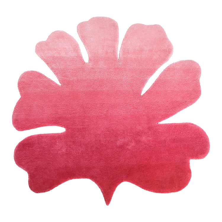 Gmelin Pink Rug – hand-tufted pink square rug by Ohana