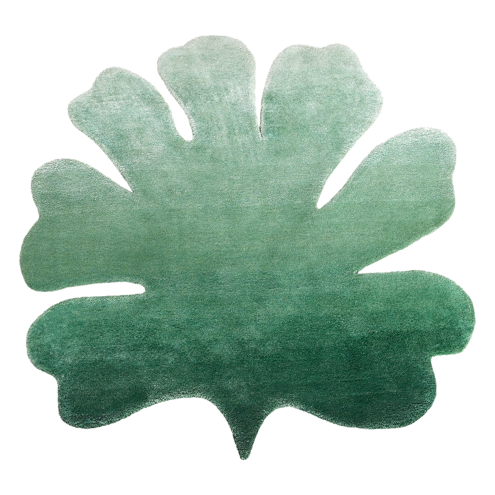 Gmelin Sage Rug – hand-tufted sage square rug by Ohana