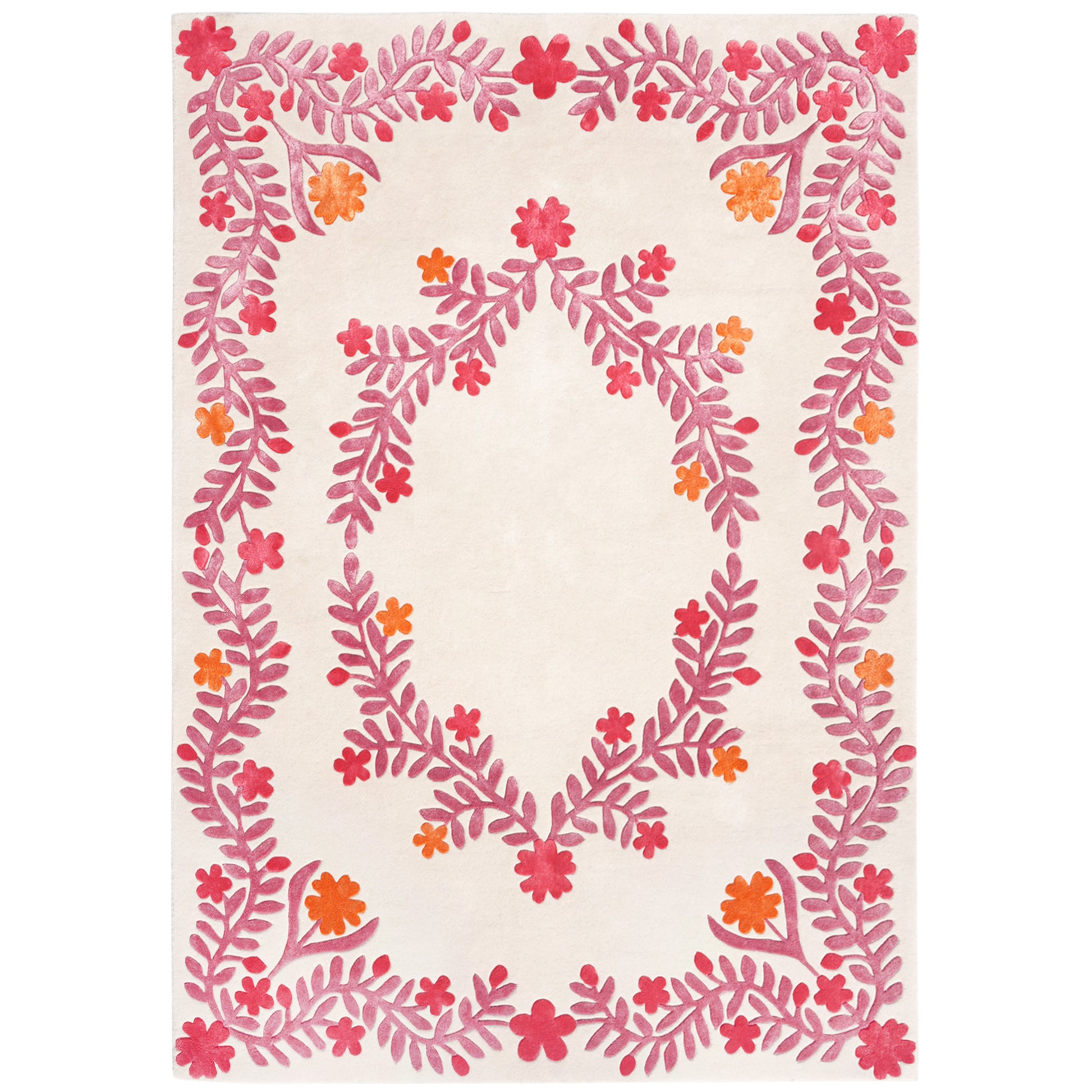 Sweet Pea Rug – hand-tufted green rectangular rug by Ohana