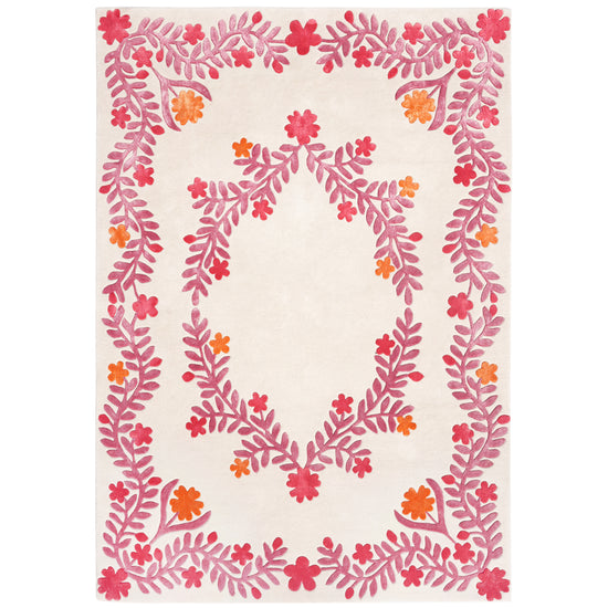 Sweet Pea Rug – hand-tufted green rectangular rug by Ohana