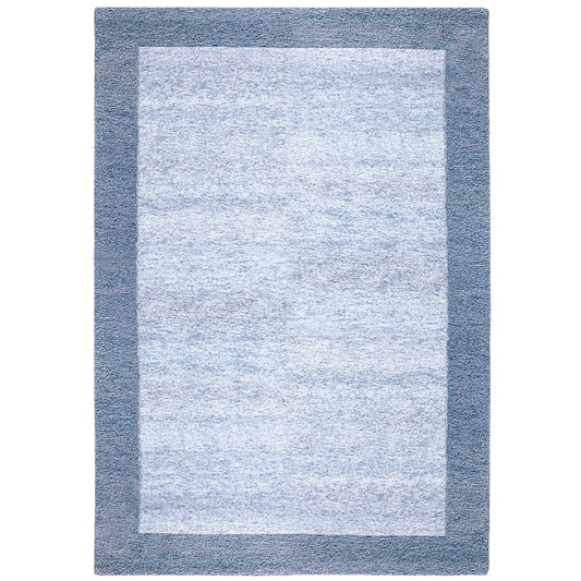 Tie Dye Blue Rug – hand-tufted blue rectangular rug by Ohana