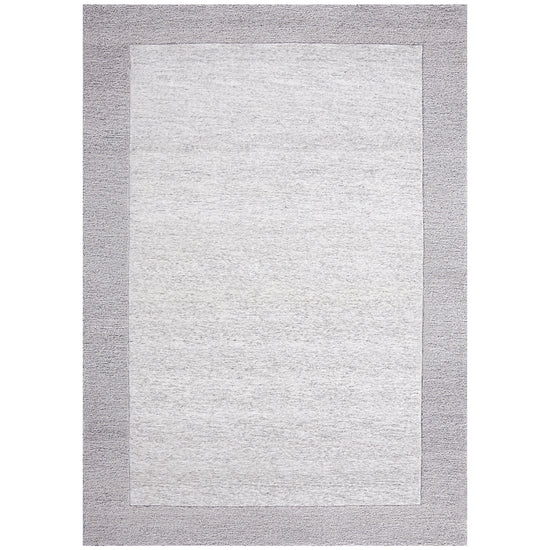 Tie Dye Grey Rug – hand-tufted grey rectangular rug by Ohana