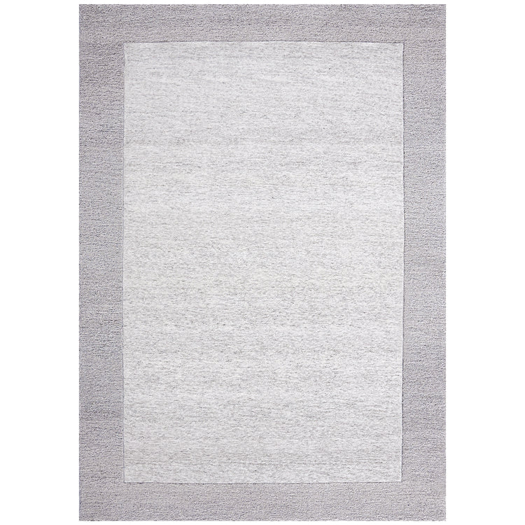Tie Dye Grey Rug – hand-tufted grey rectangular rug by Ohana