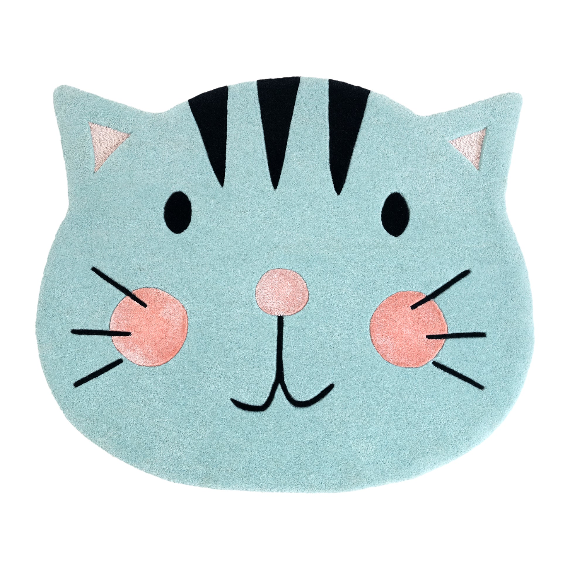 Meow Rug – hand-tufted multicolour shaped rug by Ohana