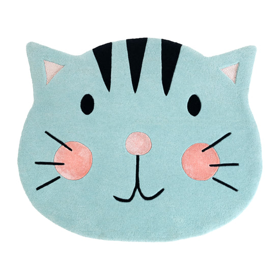 Meow Rug – hand-tufted multicolour shaped rug by Ohana