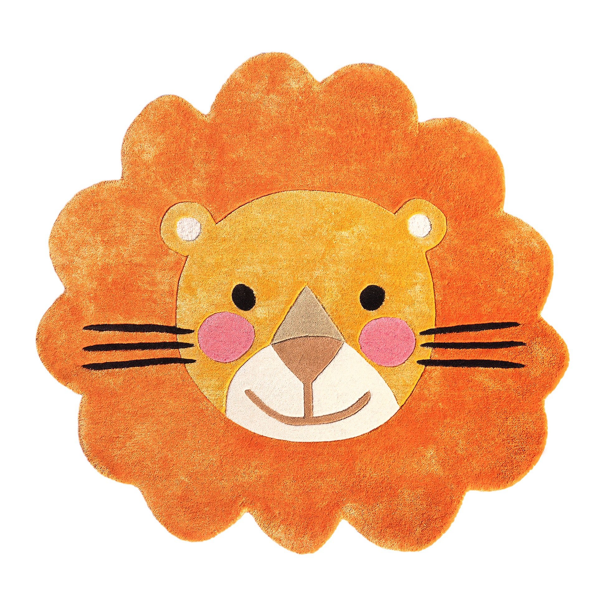 Roar Rug – hand-tufted multicolour shaped rug by Ohana