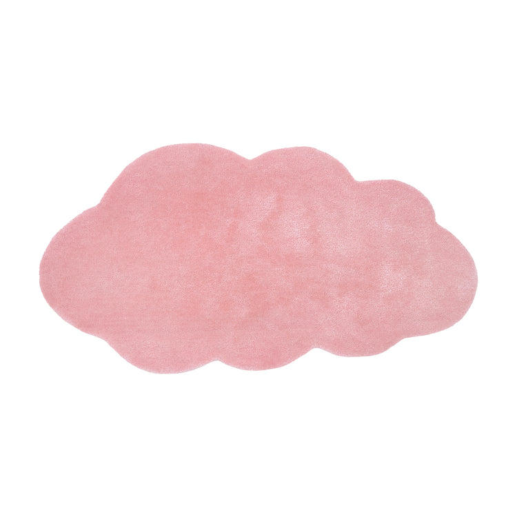 Pink Cloud Puff Rug – hand-tufted pink cloud-shaped rug by Ohana