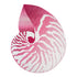 Nautilus Pink Rug – hand-tufted pink shaped rug by Ohana