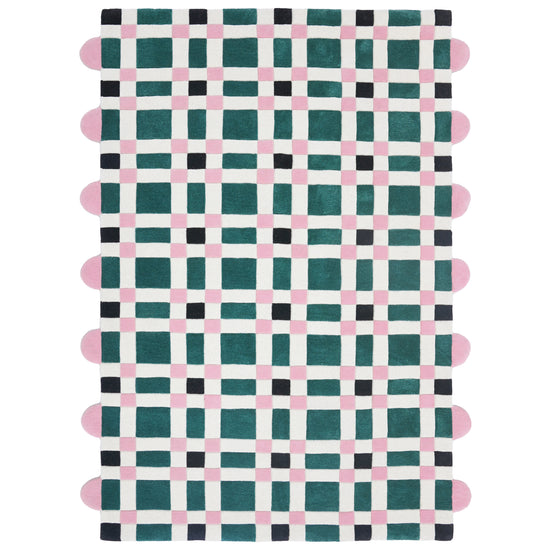 Square Play Cute Rug – hand-tufted multicolour rectangular rug by Ohana