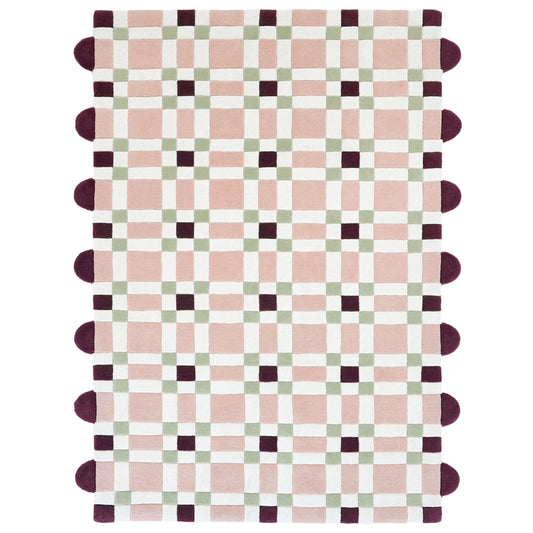 Square Play Soft Rug – hand-tufted multicolour rectangular rug by Ohana
