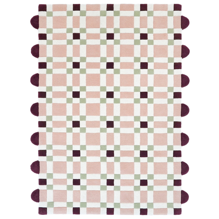 Square Play Soft Rug – hand-tufted multicolour rectangular rug by Ohana