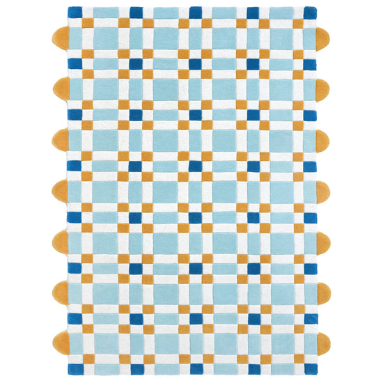 Square Play Young Rug – hand-tufted multicolour rectangular rug by Ohana