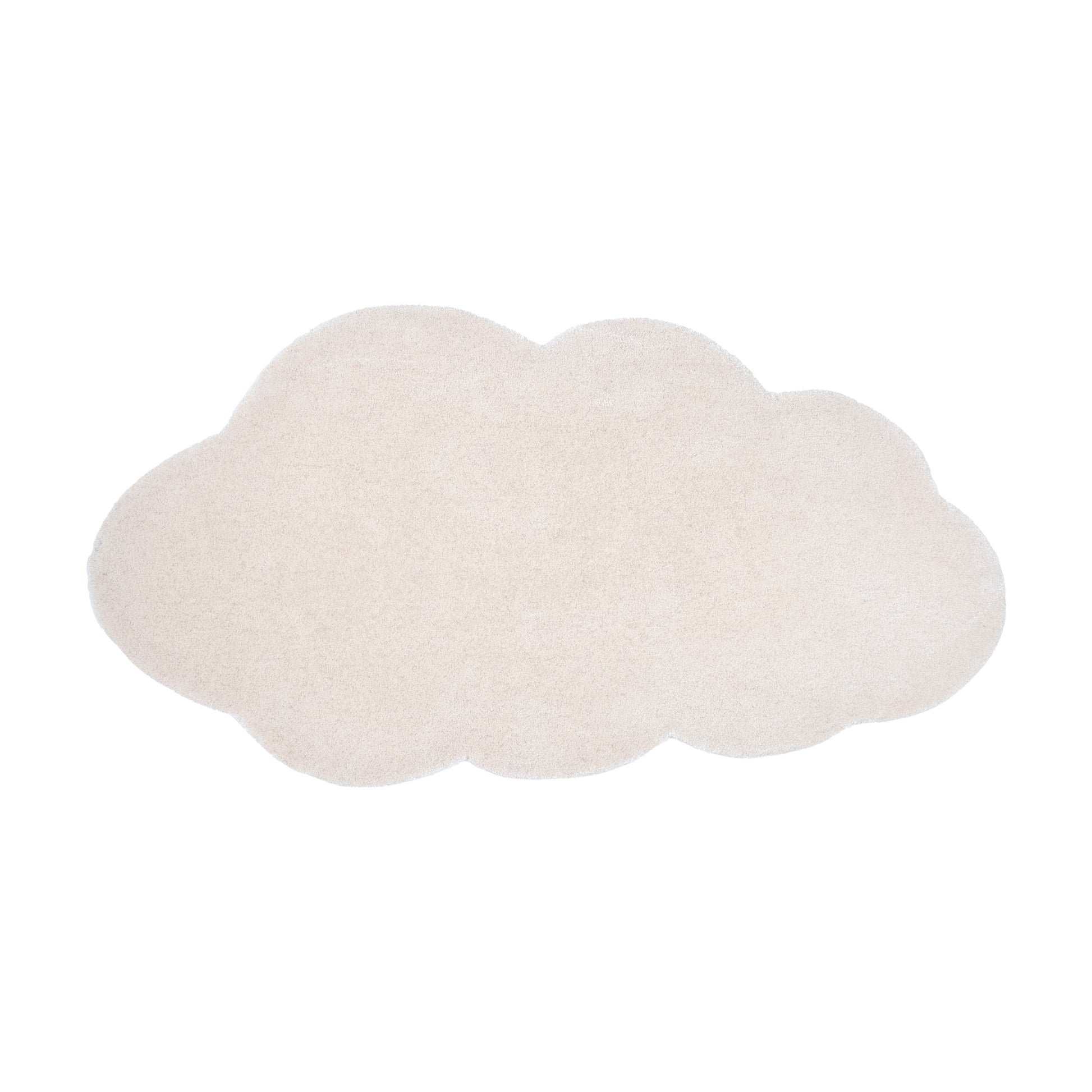 Cream Cloud Puff Rug – hand-tufted cream cloud-shaped rug by Ohana