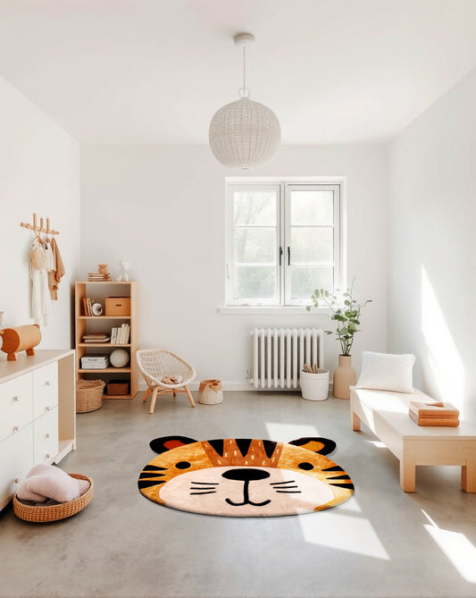 Beast Rug – hand-tufted multicolour shaped rug by Ohana