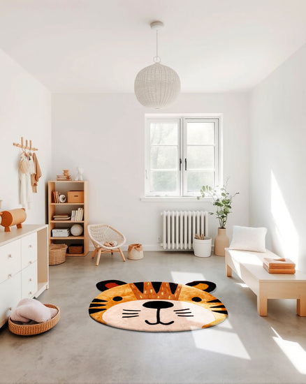 Beast Rug – hand-tufted multicolour shaped rug by Ohana