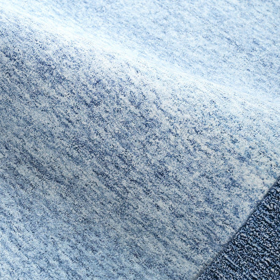 Tie Dye Blue Rug – hand-tufted blue rectangular rug by Ohana