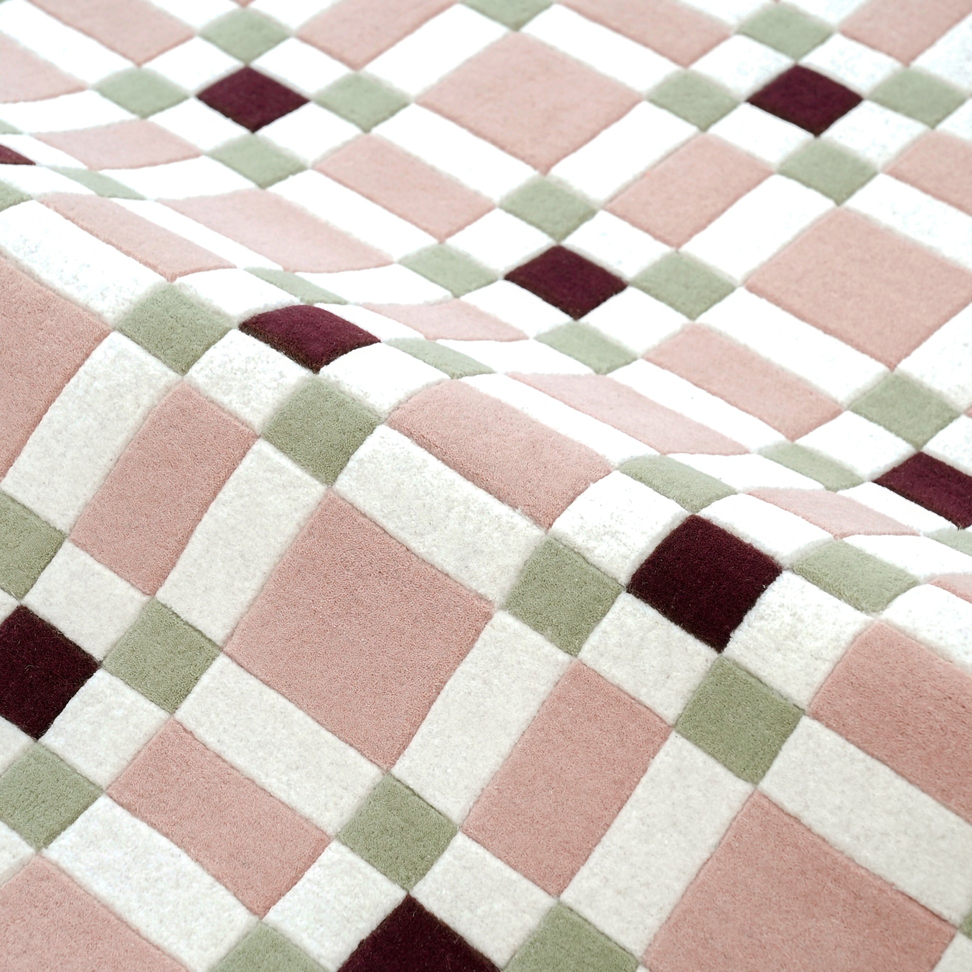 Square Play Soft Rug – hand-tufted multicolour rectangular rug by Ohana