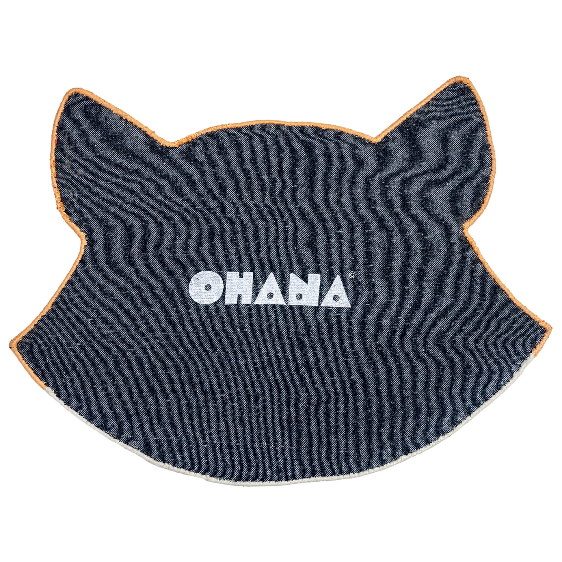 Foxy Rug – hand-tufted orange shaped rug by Ohana