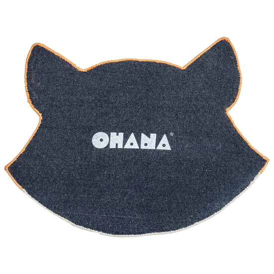 Foxy Rug – hand-tufted orange shaped rug by Ohana