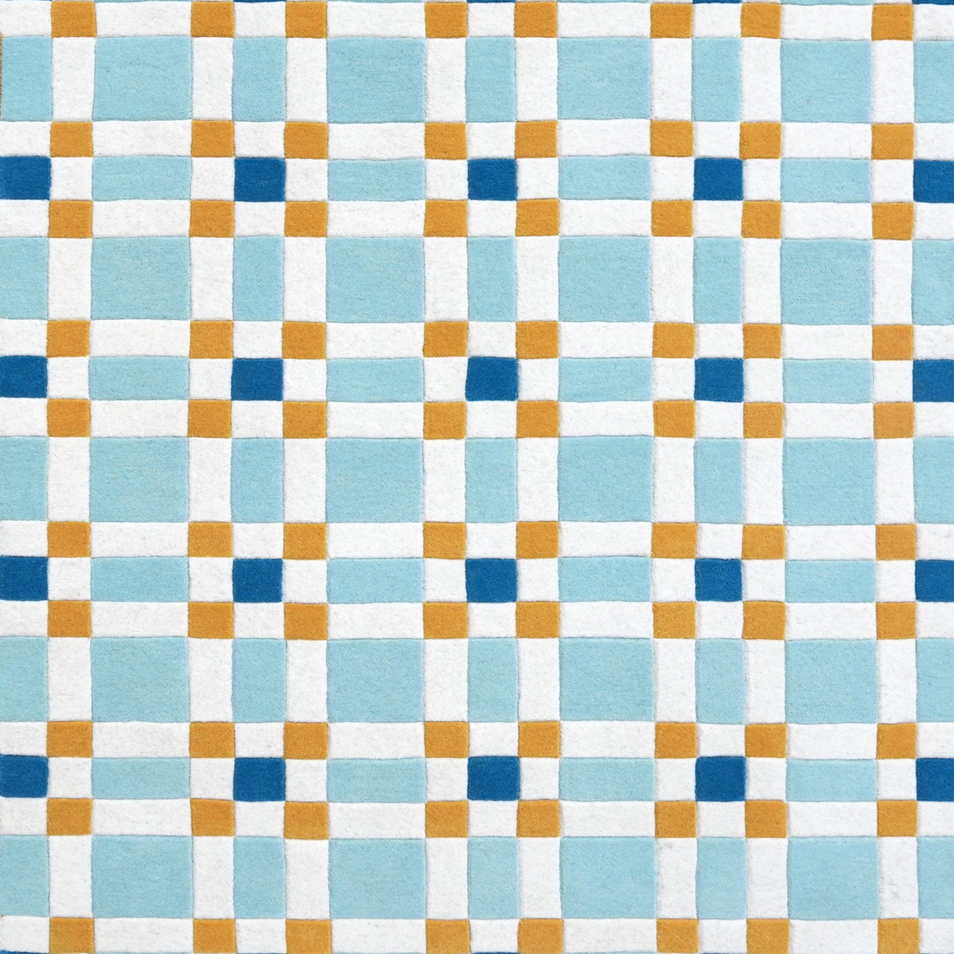 Square Play Young Rug – hand-tufted multicolour rectangular rug by Ohana