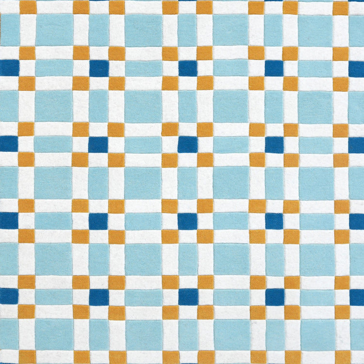 Square Play Young Rug – hand-tufted multicolour rectangular rug by Ohana