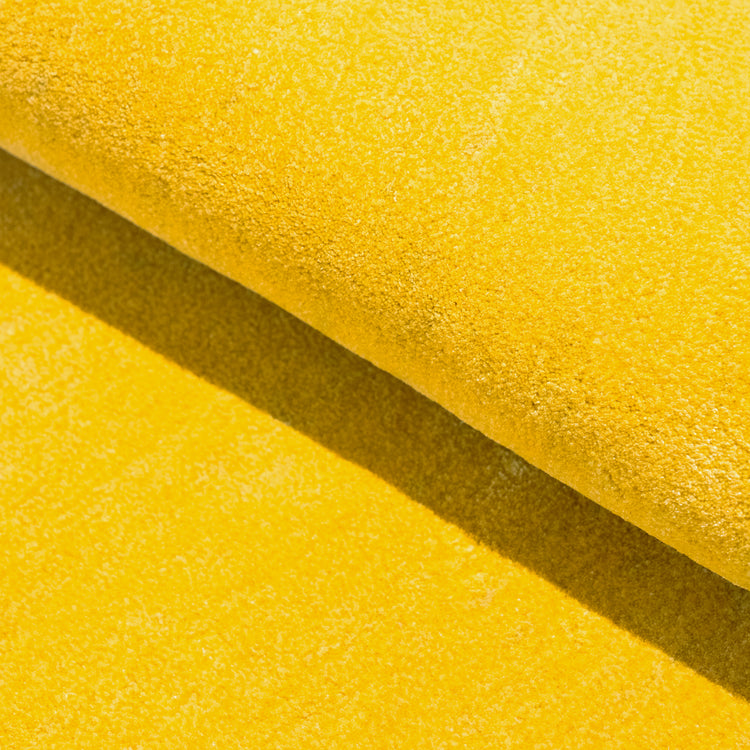 Yellow Cloud Puff Rug – hand-tufted yellow cloud-shaped rug by Ohana