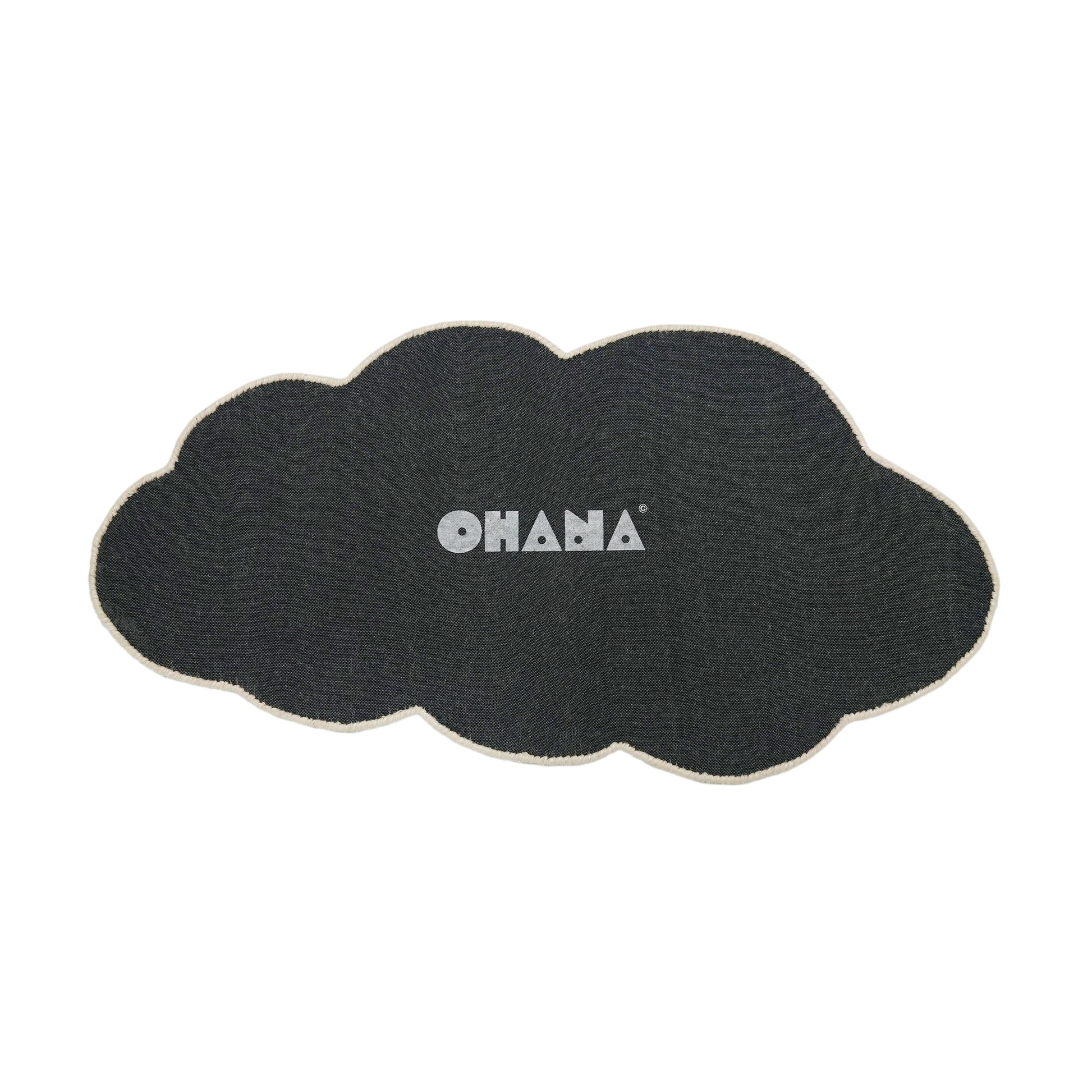 Cream Cloud Puff Rug – hand-tufted cream cloud-shaped rug by Ohana