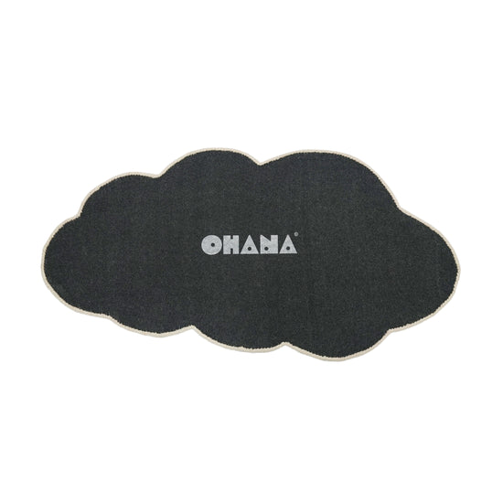Cream Cloud Puff Rug – hand-tufted cream cloud-shaped rug by Ohana