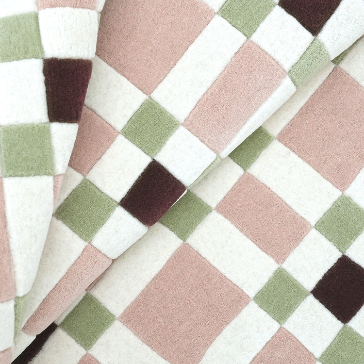 Square Play Soft Rug – hand-tufted multicolour rectangular rug by Ohana