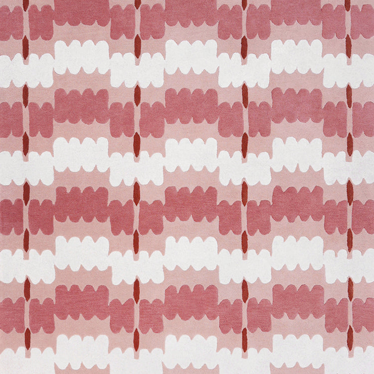 Loop Curves Peach Rug – hand-tufted peach rectangular rug by Ohana