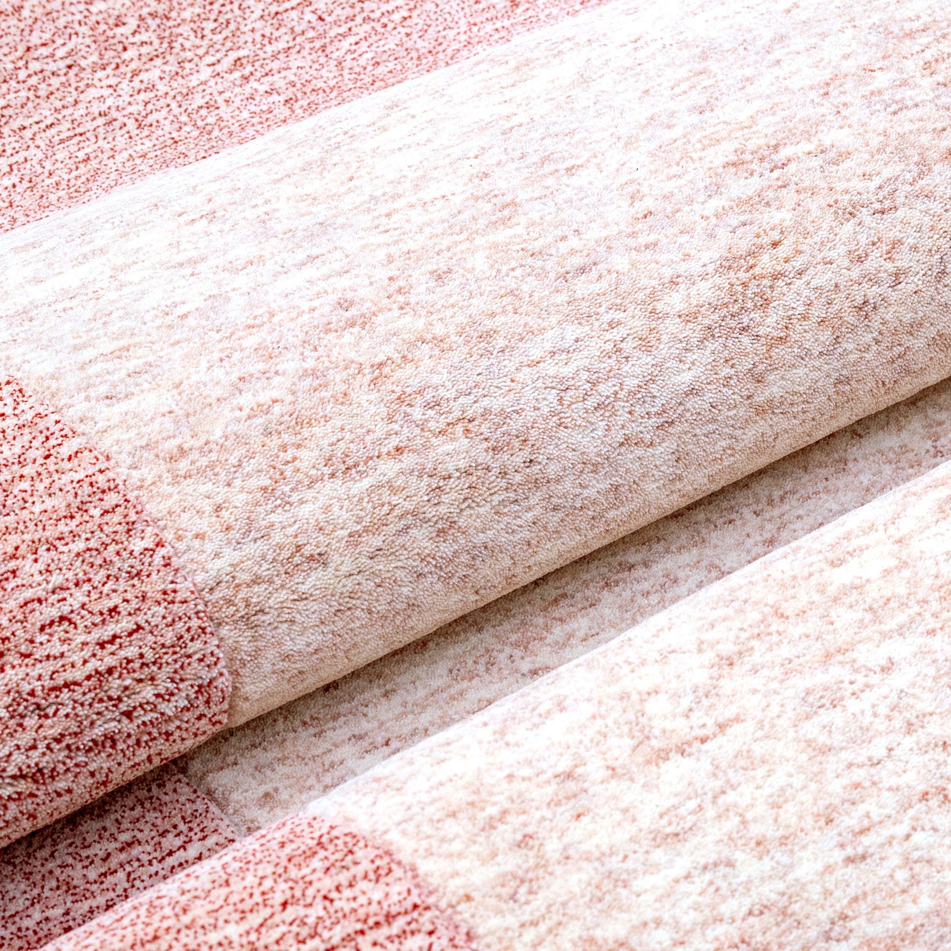 Tie Dye Peach Rug – hand-tufted peach rectangular rug by Ohana