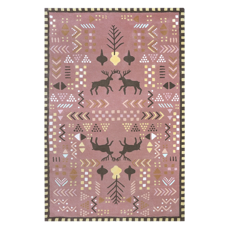 Marsh Rust Rug – hand-tufted rust rectangular rug by Ohana