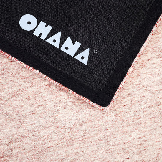 Tie Dye Peach Rug – hand-tufted peach rectangular rug by Ohana